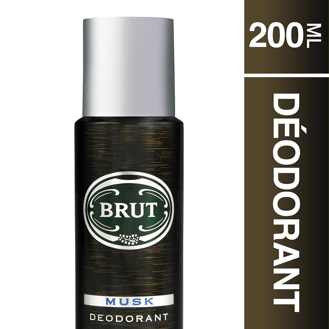 Brut Herren-Deodorant, Spray 200 ml, 6er-Pack Musk 200 ml (6er Pack), Musk 200 ml (6er Pack)