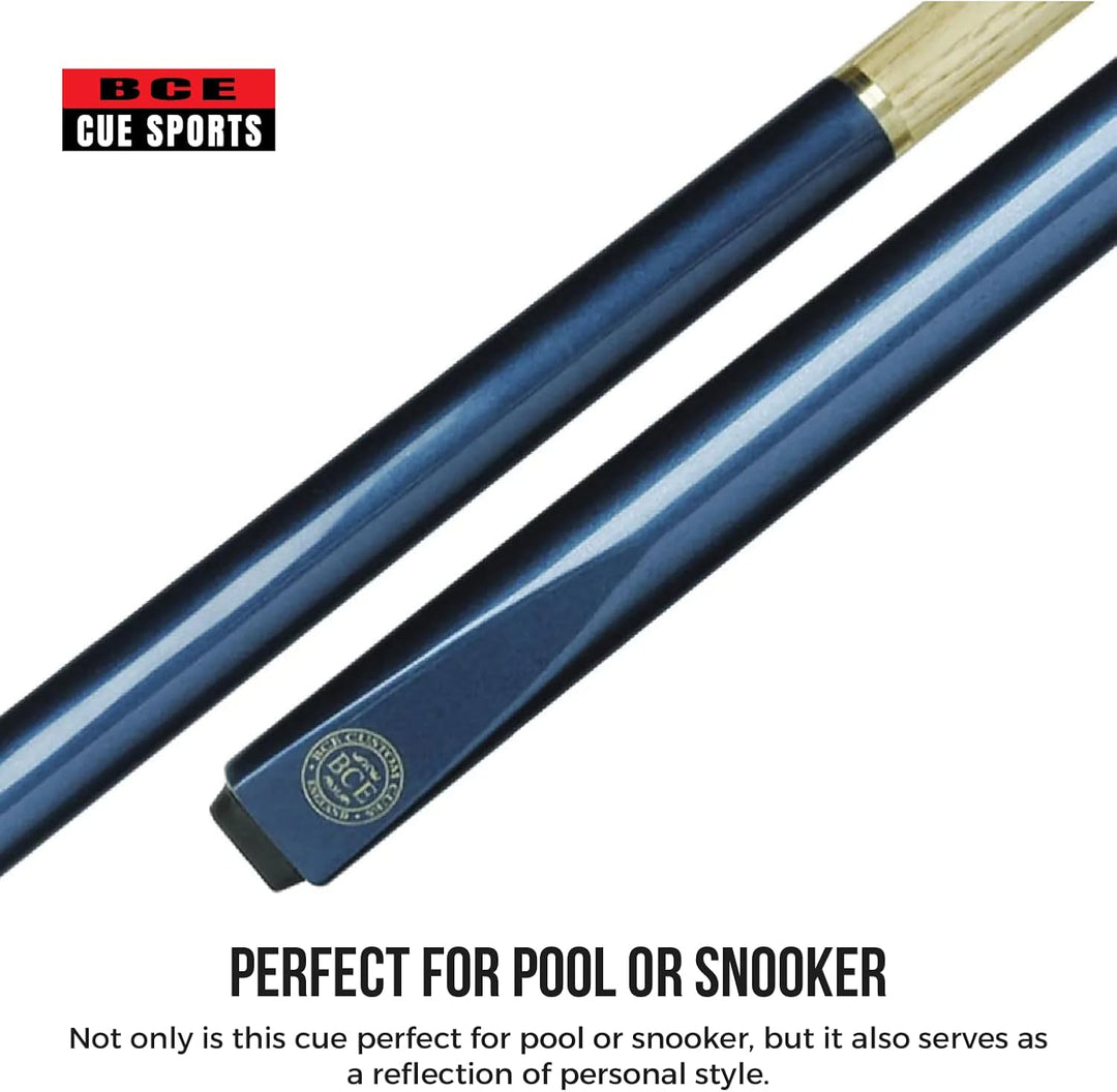 BCE 2 Piece Ash Snooker/Pool Cue - 145cm with 9.5mm Tip