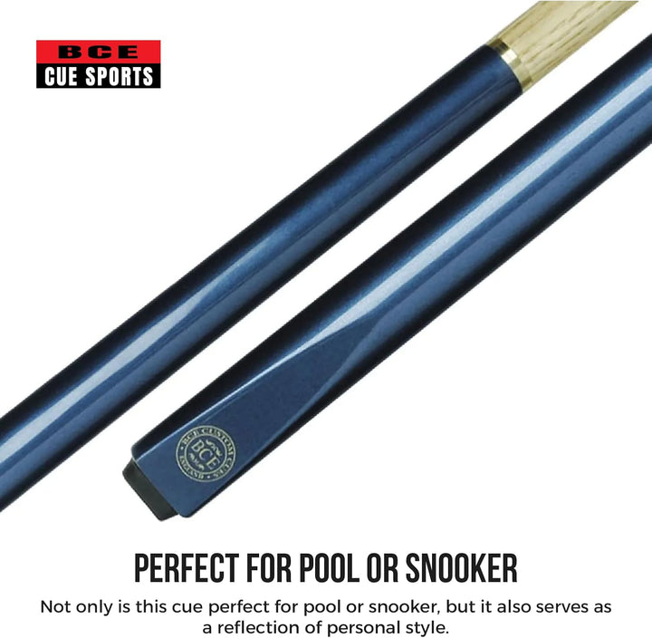 BCE 2 Piece Ash Snooker/Pool Cue - 145cm with 9.5mm Tip