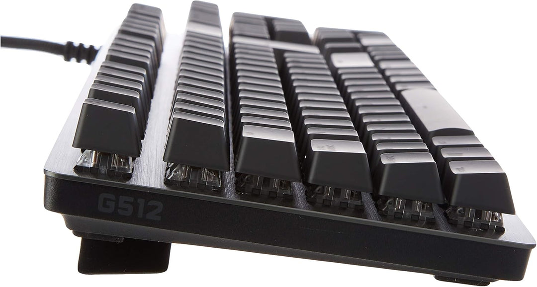 Logitech G512 mechanische Gaming-Tastatur, GX-Brown Taktile Switches, LIGHTSYNC RGB-Beleuchtung, USB