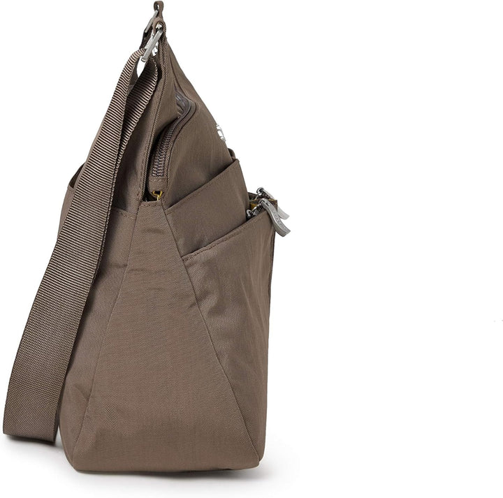 Baggallini Cross-Over-Crossbody-Tasche – leicht, wasserabweisend Portobello, Portobello