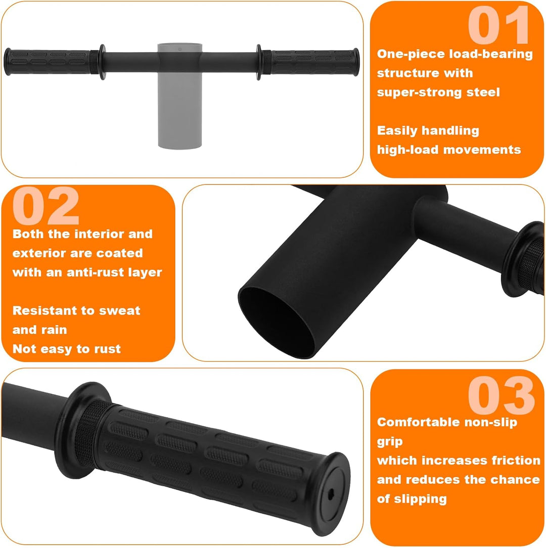 T-Stange Reihenbefestigungsgriff, Multi-Grip-Ruder-Landmine-Griff für olympische Langhantelstange, T