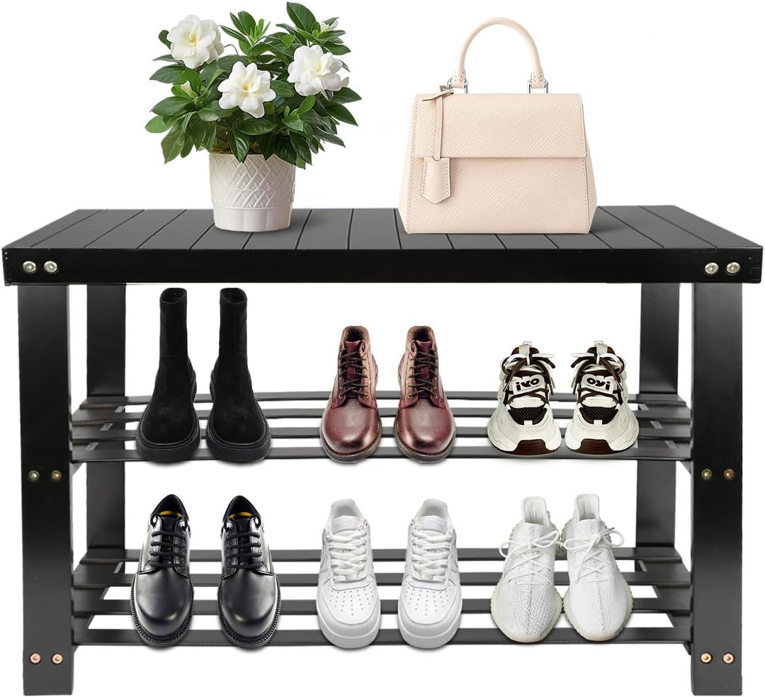 LANTUS Schuhregal platzsparend, Design Schuhregal, Schuhorganizer, Schuhaufbewahrung für Eingangsber