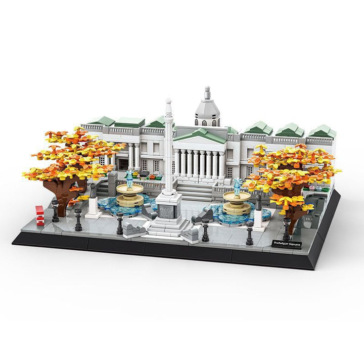 WANGE Architekturmodell zum Bauen mit Bausteinen. Trafalgar Square, London., Trafalgar Square