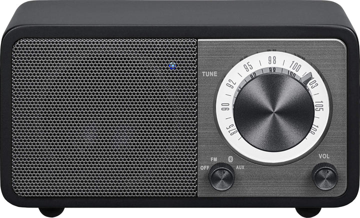 Sangean WR-7 tragbares Desktop-Radio (FM-RDS-Tuner, Bluetooth, AUX-In, integrierter Lautsprecher, Ak