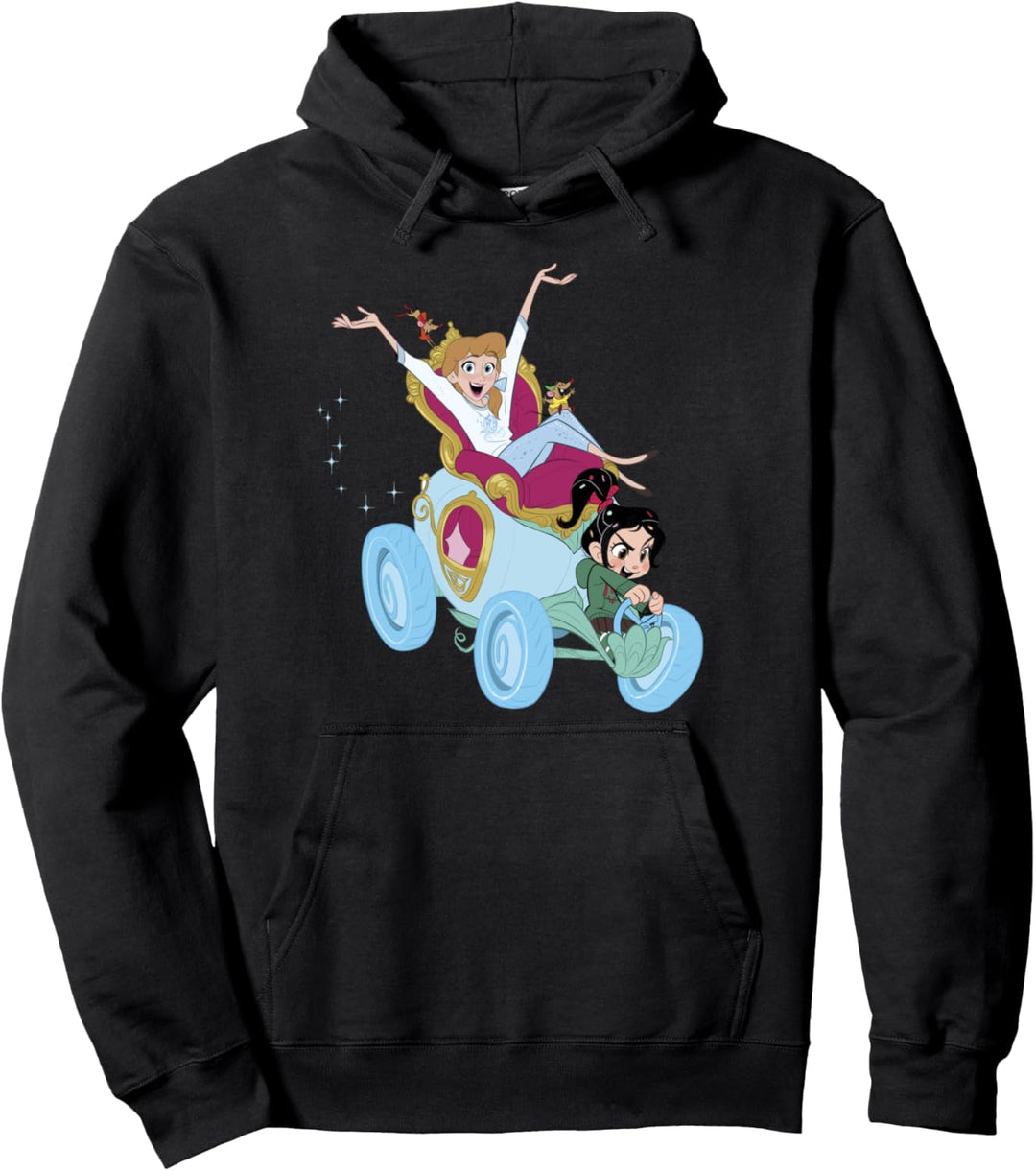 Disney Wreck-It Ralph 2 Cinderella And Vanellope Driving Pullover Hoodie
