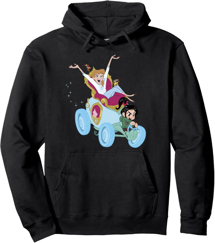 Disney Wreck-It Ralph 2 Cinderella And Vanellope Driving Pullover Hoodie
