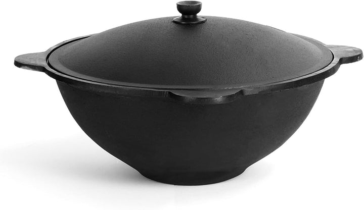 Kazan, hochwertiger Kazan 16l Gusseisen mit aluminium Deckel 44⌀, Kazan Gusseisen 16l, gusseisen top