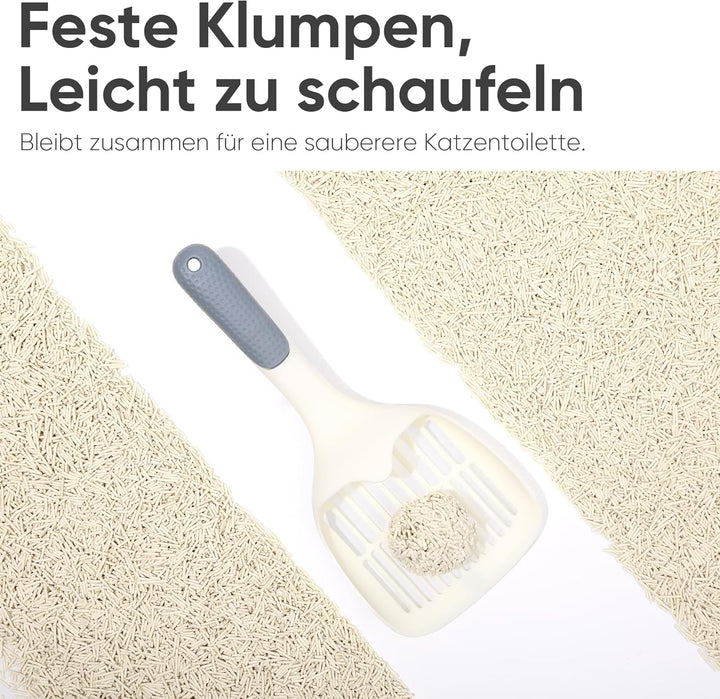 FUKUMARU Tofu Katzenstreu 10.8kg, Klumpstreu für Katzen, Gemischtes Maispellets, Staubfrei und Leich