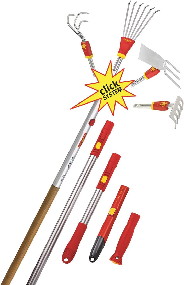 WOLF-Garten - Rechen multi-star® DR-M 35"NEU2018, Rot, 35x15x7 cm; 71AAA028650 35 cm Single, 35 cm S