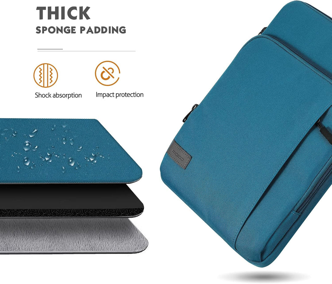 MoKo 12.9 Zoll Tablet Hülle Kompatibel mit iPad Pro 12.9 M2 2022-2018, Galaxy Tab S8+ 12.4", Surface