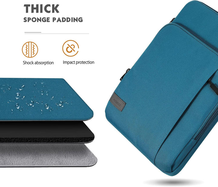 MoKo 12.9 Zoll Tablet Hülle Kompatibel mit iPad Pro 12.9 M2 2022-2018, Galaxy Tab S8+ 12.4", Surface