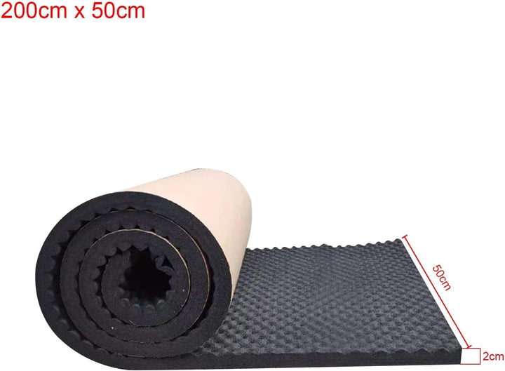 20MM 50cm x 200cm Dämmmatte selbstklebend Auto Schallschutzmatte Dämmung Isolierung Schallschutz sch