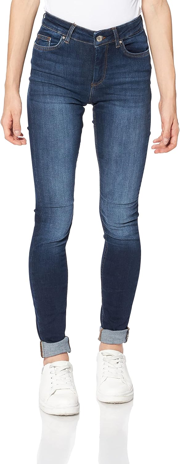 ONLY Damen Jeans XS / 32L Dark Blue Denim, XS / 32L Dark Blue Denim