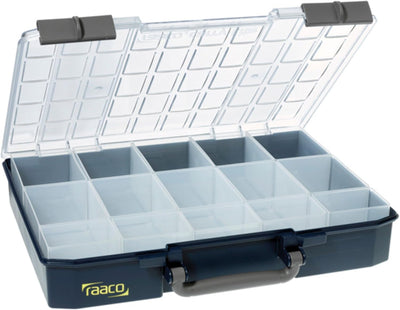 raaco Sortimentskoffer CarryLite 80, 5 x 10-15, blau, 136310