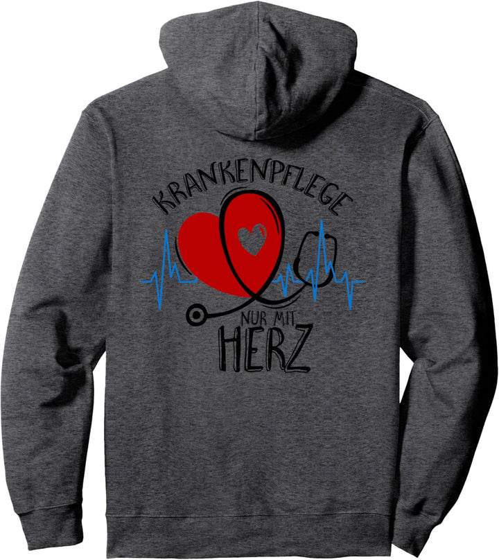 Heart Curve Stethoscope - Krankenpflege 1 Fan Fun Pullover Hoodie