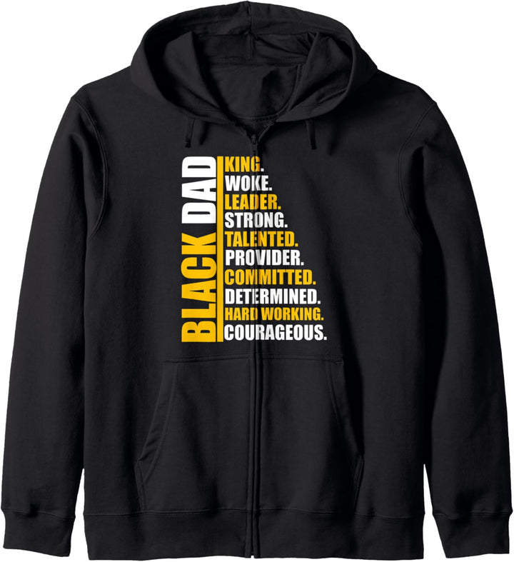 Oheneba: Black Dad Fathers Day Melanin Father Afro Dad Kapuzenjacke