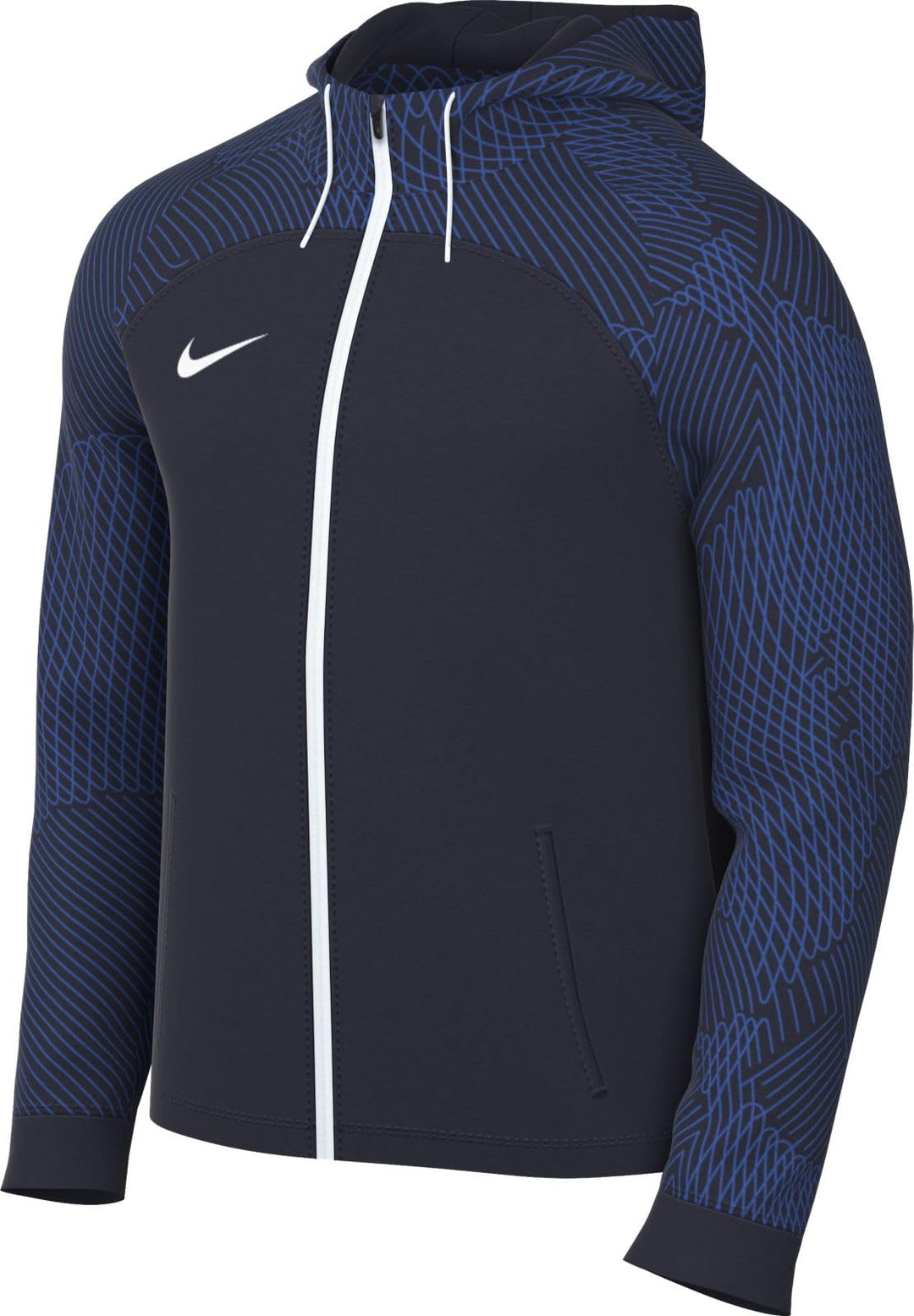 Nike Herren M Nk Df Strk23 Hd Trk Jkt K Jacket XL Obsidian/Obsidian/Royal Blue/White, XL Obsidian/Ob