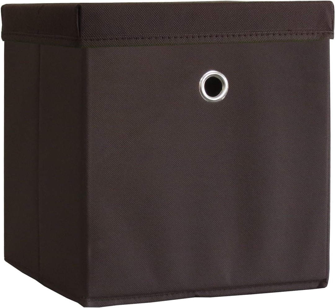 VCM 10er Set Faltbox Klappbox Sammelbox Stoffbox Regalbox Regalkorb ohne Deckel Pink 28 x 27 x 27 cm