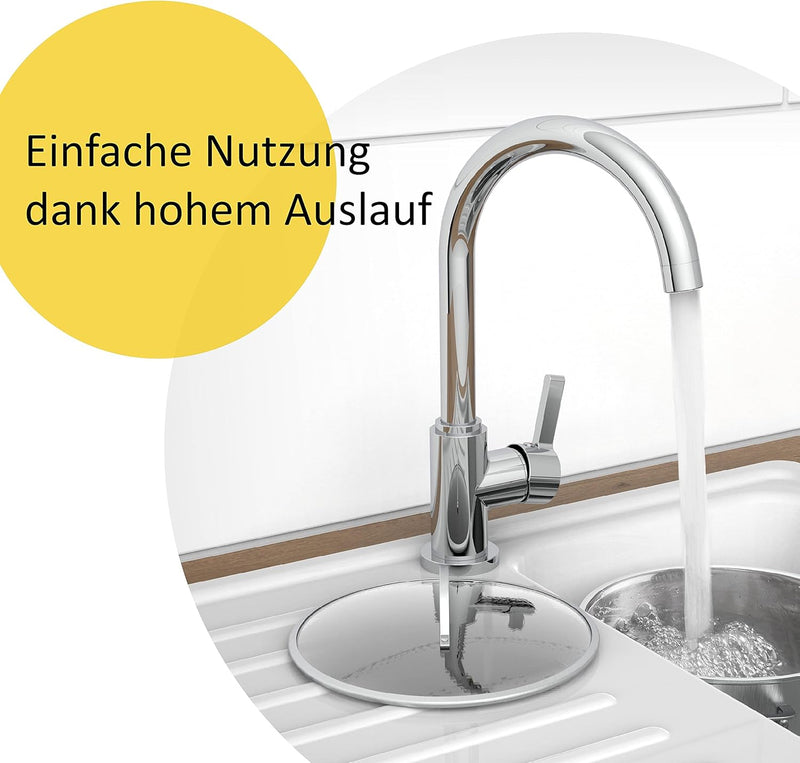 instmaier K3 Küchenarmatur | Wasserhahn Küche | Spültischarmatur mit hohem Auslauf | Armatur für Küc