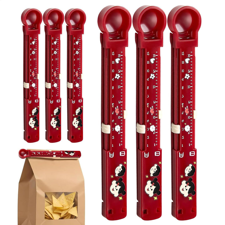 Chipbeutel-Clips Küchenclips Red, Red