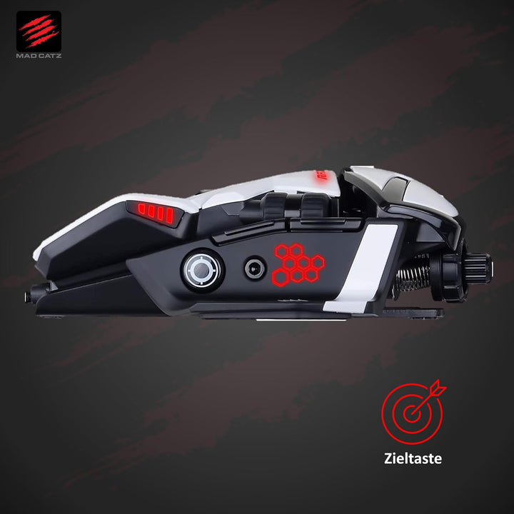 MadCatz R.A.T. 6+ Optical Gaming Mouse, White R.A.T. 6+