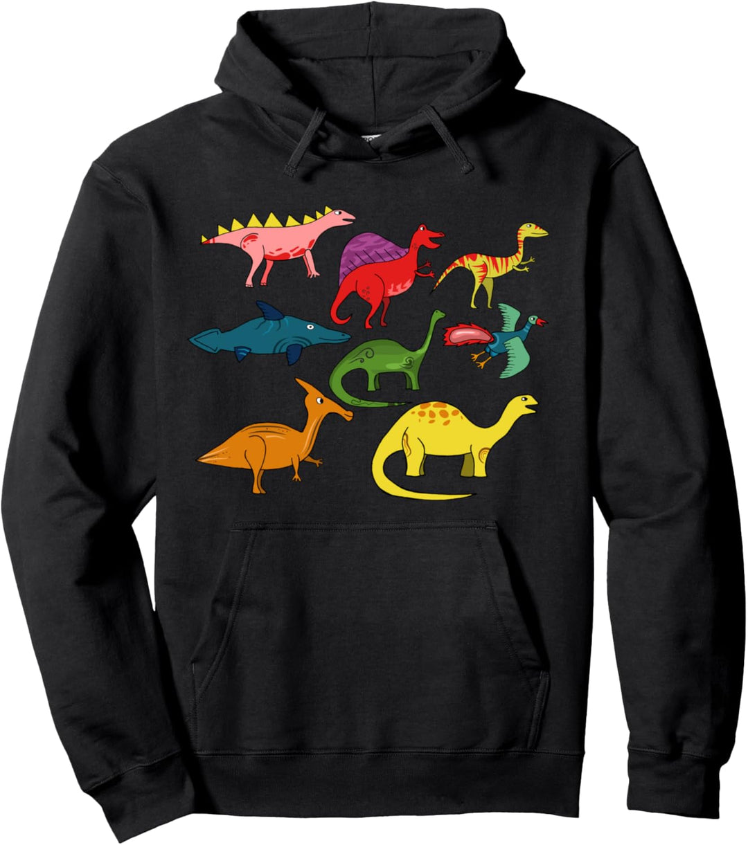 Dinosaurier | Dino Kleidung für Jungen und Mädchen | Dinosaurier Pullover Hoodie