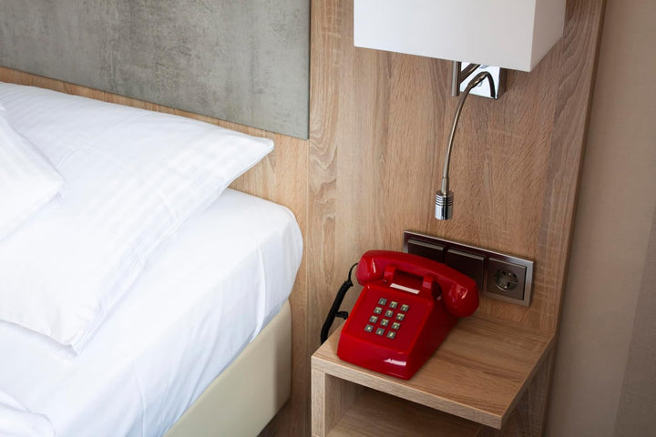 Opis PushMeFon Mobile 4G - Retro Tischhandy für 4G/5G Netze mit Voice Over LTE in Form eines achzige