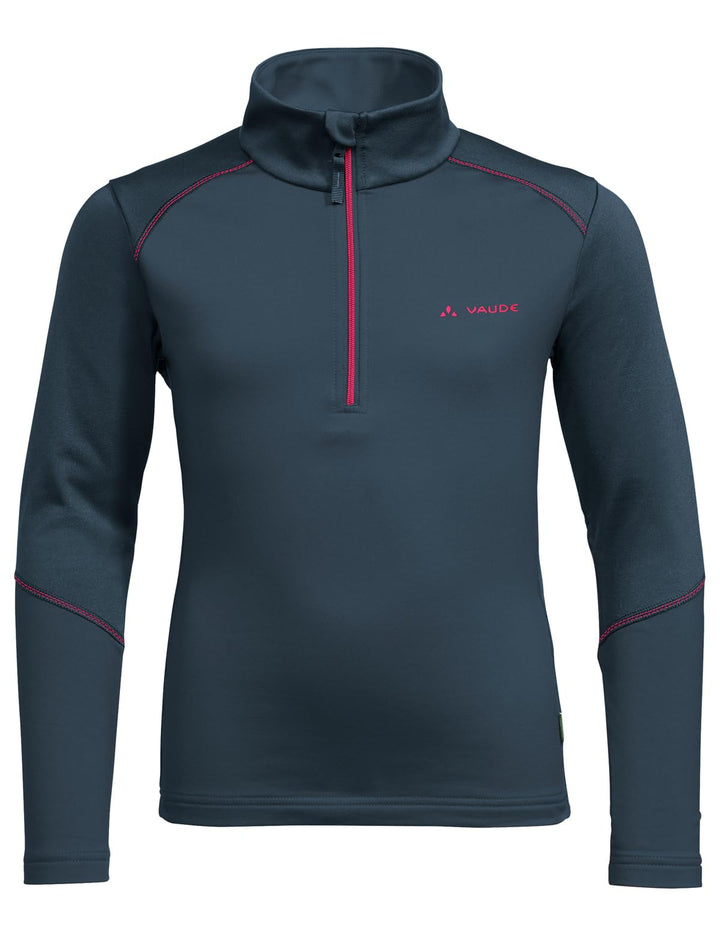 VAUDE Pullover Kids Livigno Halfzip 128 Chute Green, 128 Chute Green