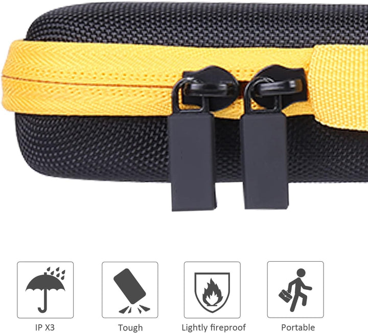 co2CREA case Harte reiseschutzhülle Etui Tasche für Logitech K400 Plus Kabellose Touch-TV-Tastatur (