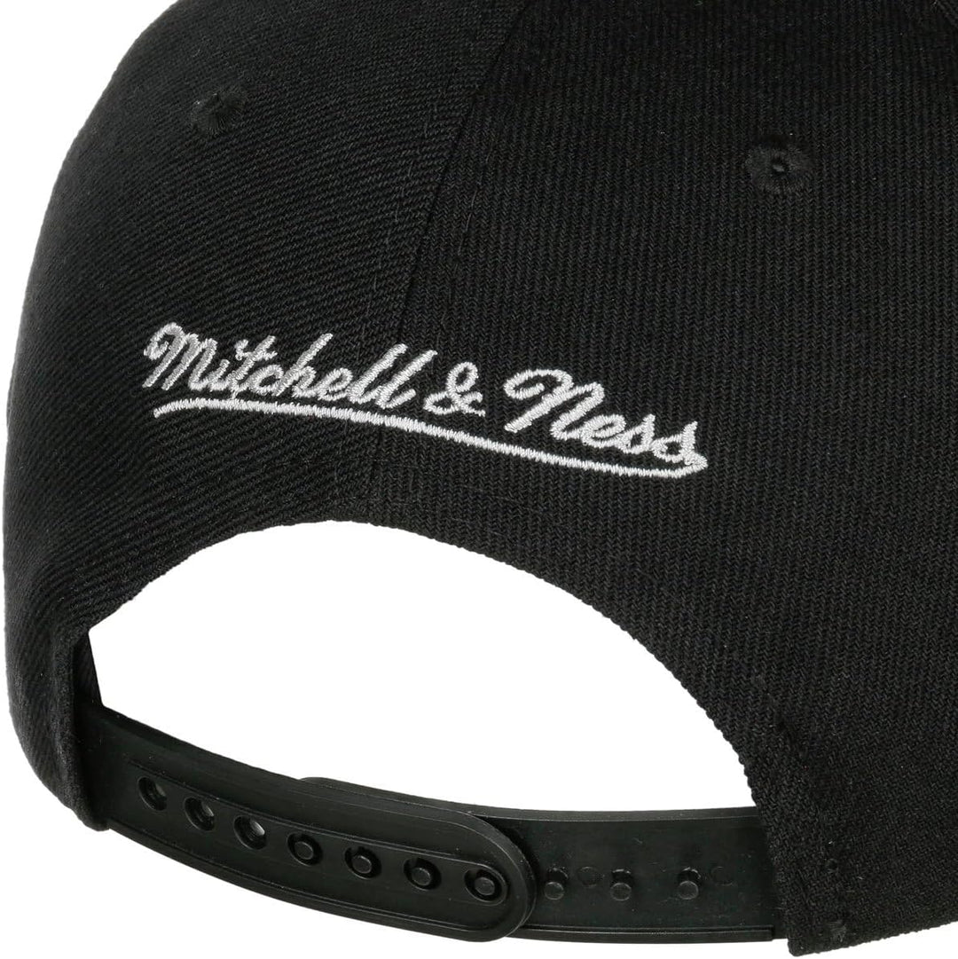 Mitchell &amp; Ness Patch Overload Nets Cap Basecap Baseballcap Snapback Flat Brim NBA Brooklyn (One Siz