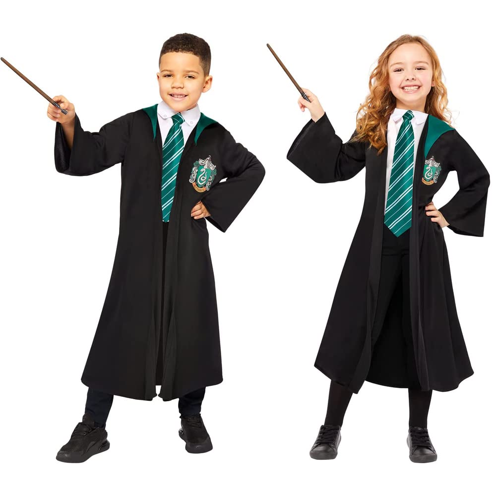 (PKT) (9912515) Child Slytherin School Robes (8-10yr) 134, 134