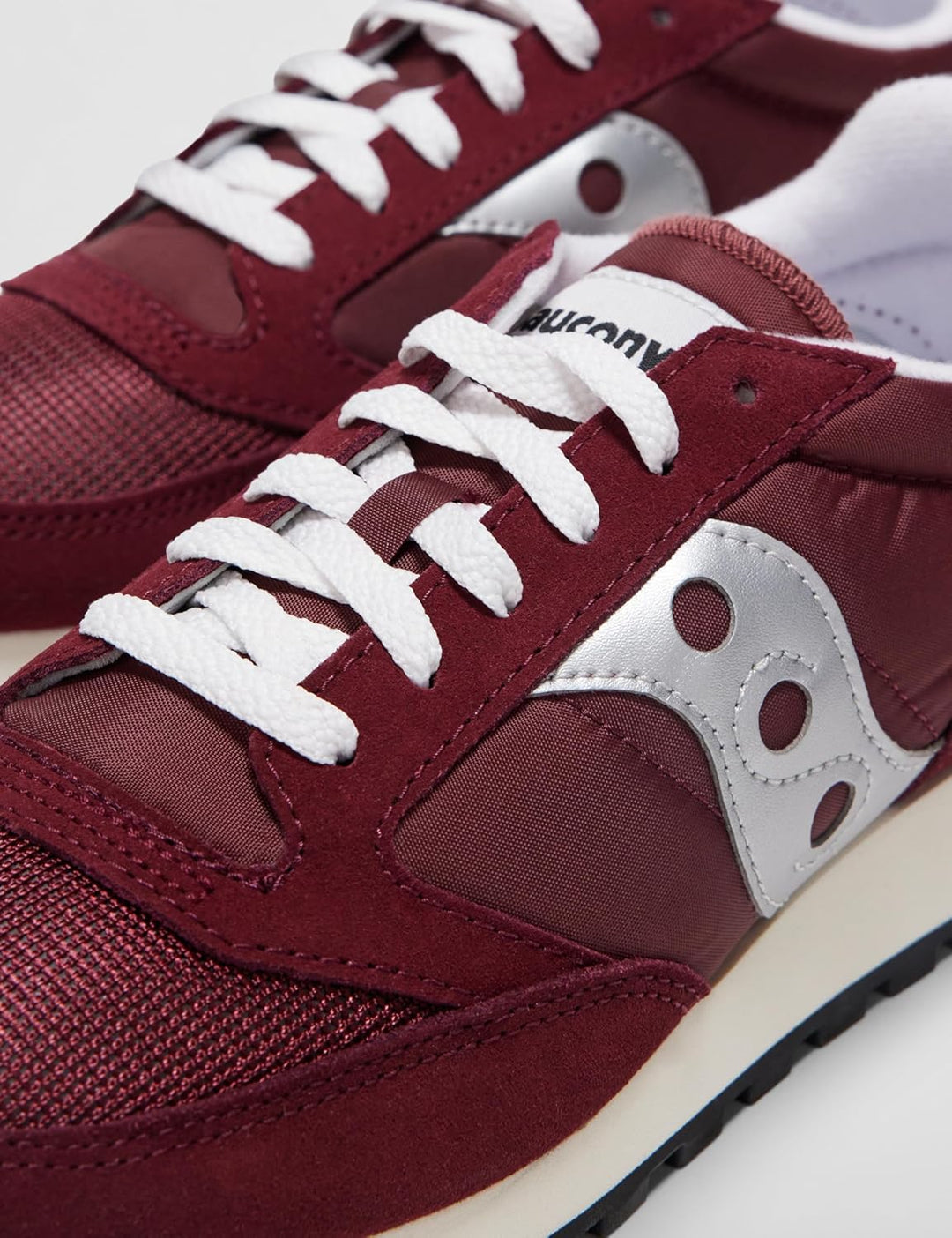 Saucony Jazz Original Vintage Herren Sportschuhe 44 EU Burgundy Silver, 44 EU Burgundy Silver