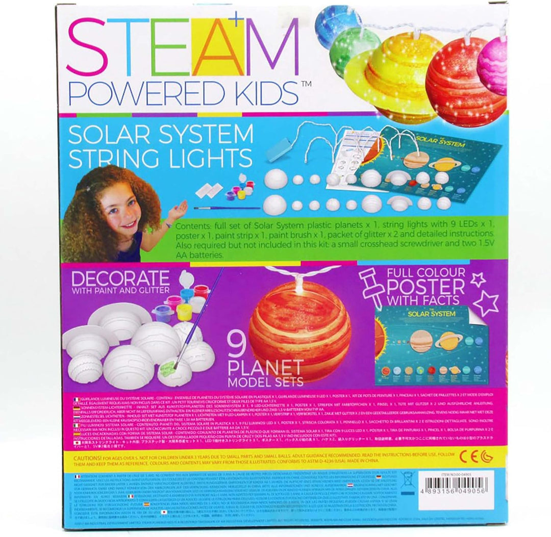 STEAM Powered Kids - Solar System String Lights