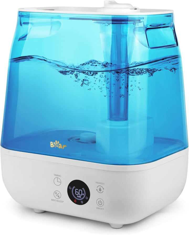 Bear 2024 Luftbefeuchter 6L Top Fill Luftbefeuchter, Timer, Schlafmodus, Konstante Luftfeuchtigkeit,