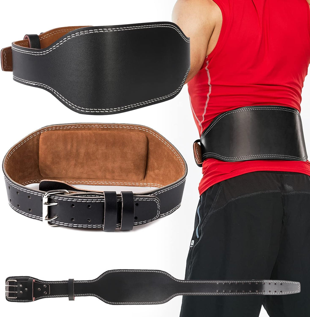 14cm Breit Gewichthebergürtel 120cm Längen Leder weightlifting gym belt Verstellbar Lendenwirbelunte