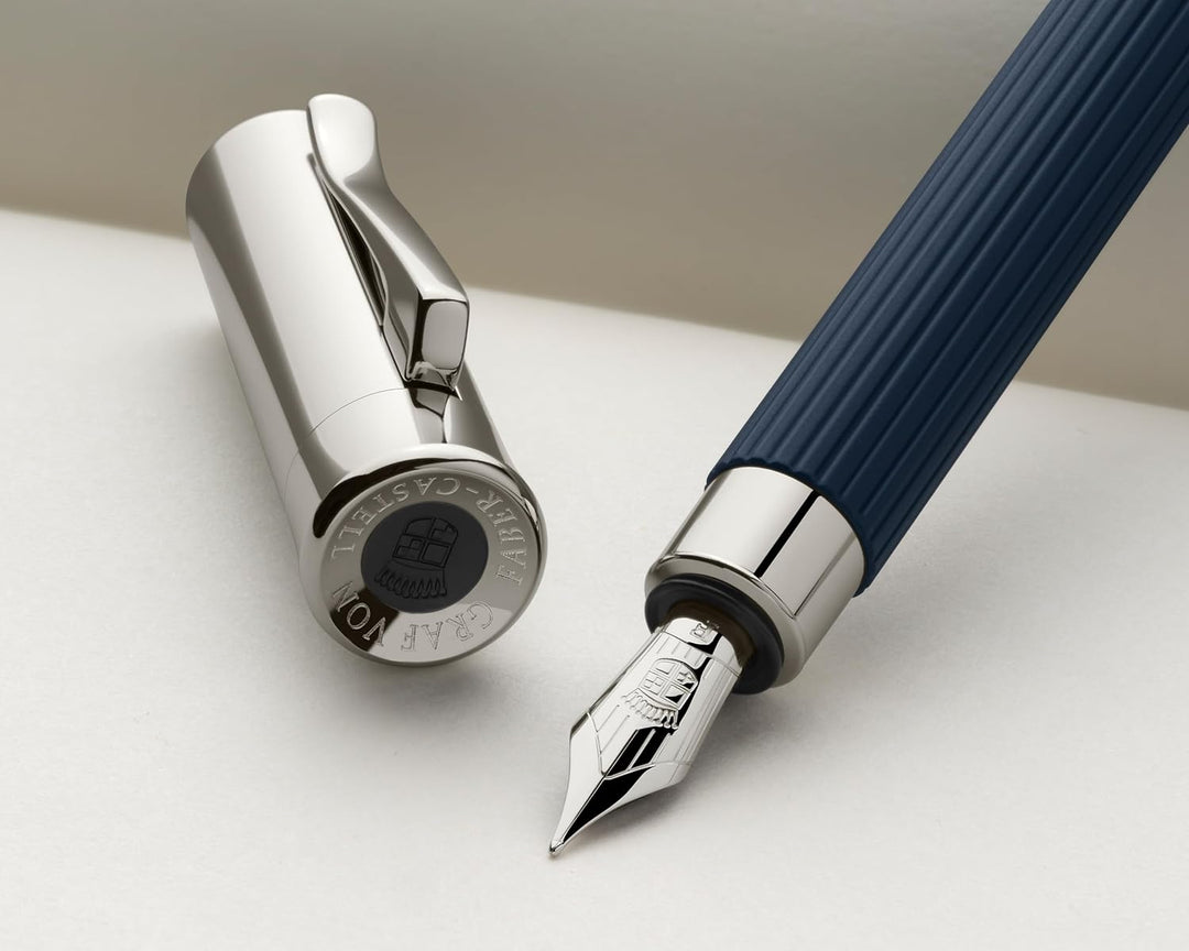 Graf von Faber-Castell 141710 - Füllfederhalter Tamitio Nachtblau, Federbreite M, 1 Stück 1 Stück (1