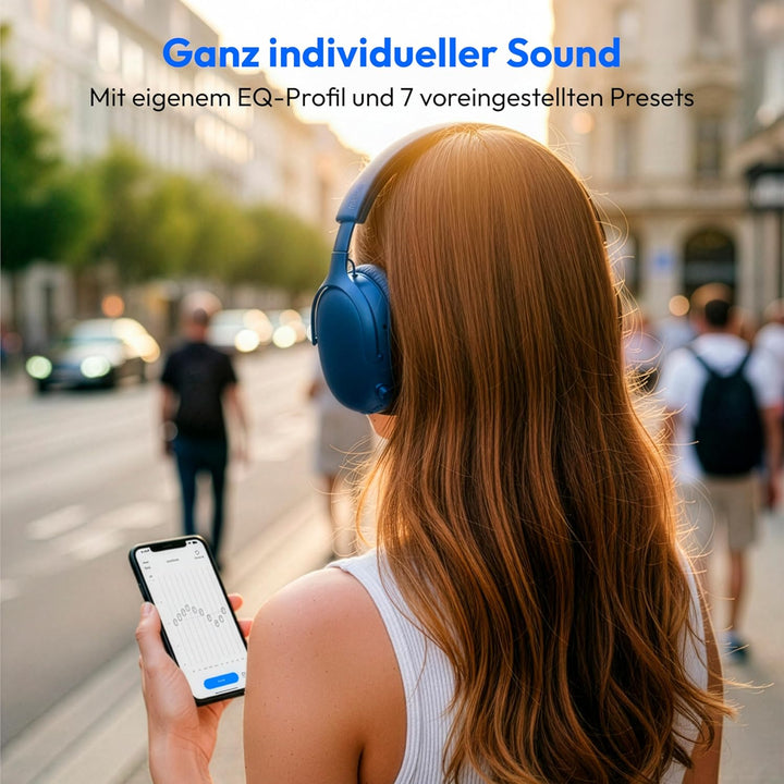 MEDION Over Ear Kopfhörer HX-1 Pro (kabellos, Hybrid Active Noise Cancelling ANC, Bluetooth 6.0, Wir