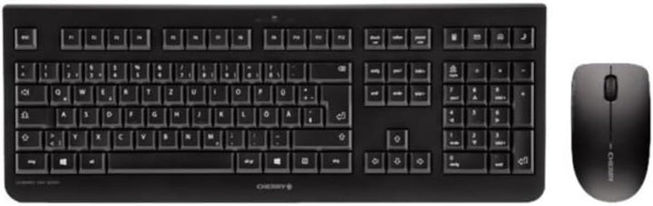 CHERRY DW 3000, Kabelloses Tastatur-Maus-Set, Ungarisches Layout (QWERTZ), 2,4 GHz Funk, Flaches Des