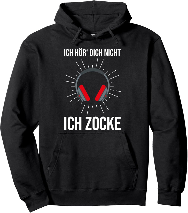 Kopfhörer Gamer Videospiel Zocker Nerd Lustiges Gaming Pullover Hoodie