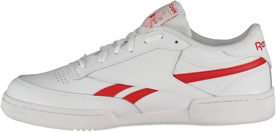 Reebok Unisex Club C Revenge Sneaker 34 EU Ftwwht Vecred Ftwwht, 34 EU Ftwwht Vecred Ftwwht