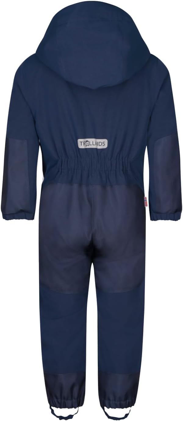 Trollkids wasserdichter atmungsaktiver Kinder Overall BERGEN 92 Mystikblau/Blaugrün, 92 Mystikblau/B