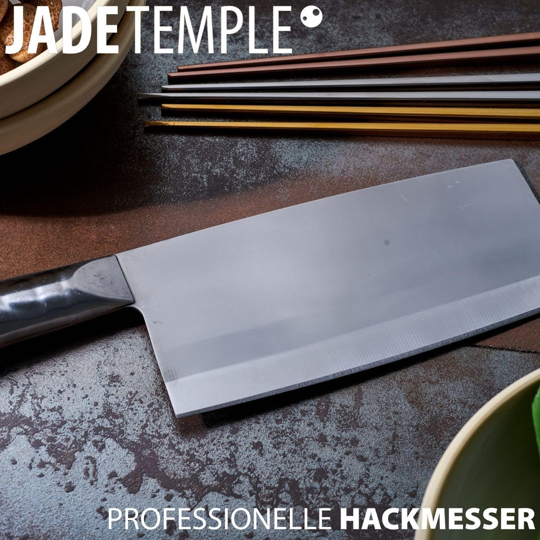 [ No.2 ] JADE TEMPLE Hackmesser 30.5cm Griff und Schneide STAINLESS STEEL