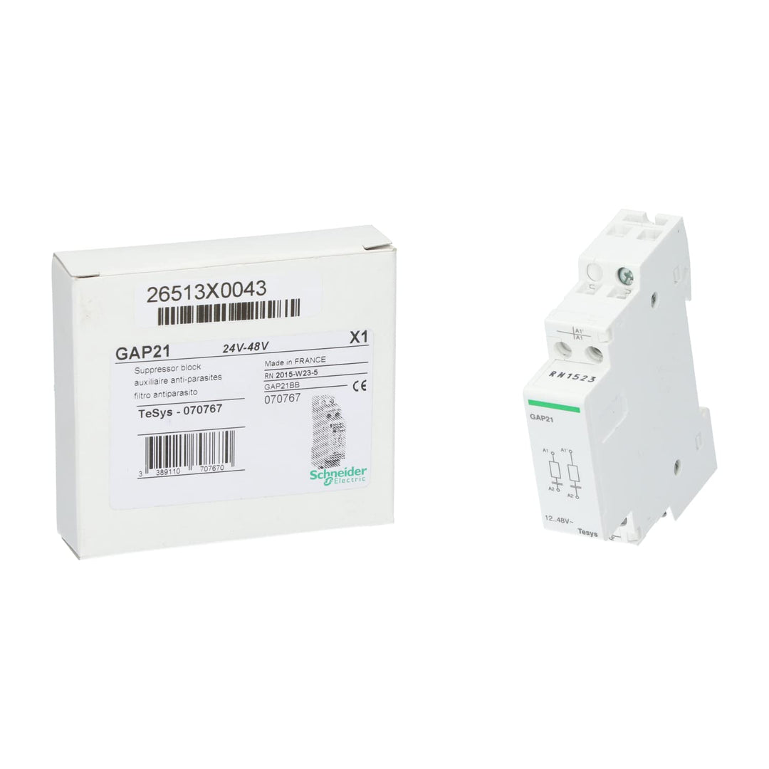 Schneider Electric Kompressor Block 48 V, Mod gap21 Coil Unterdrückung 12 bis 48 V