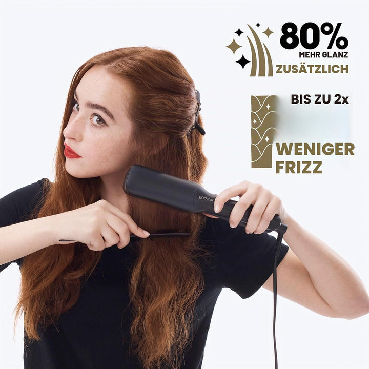 ghd max - professioneller Haarglätter mit breiten Platten für langes, dickes oder lockiges Haar, glä
