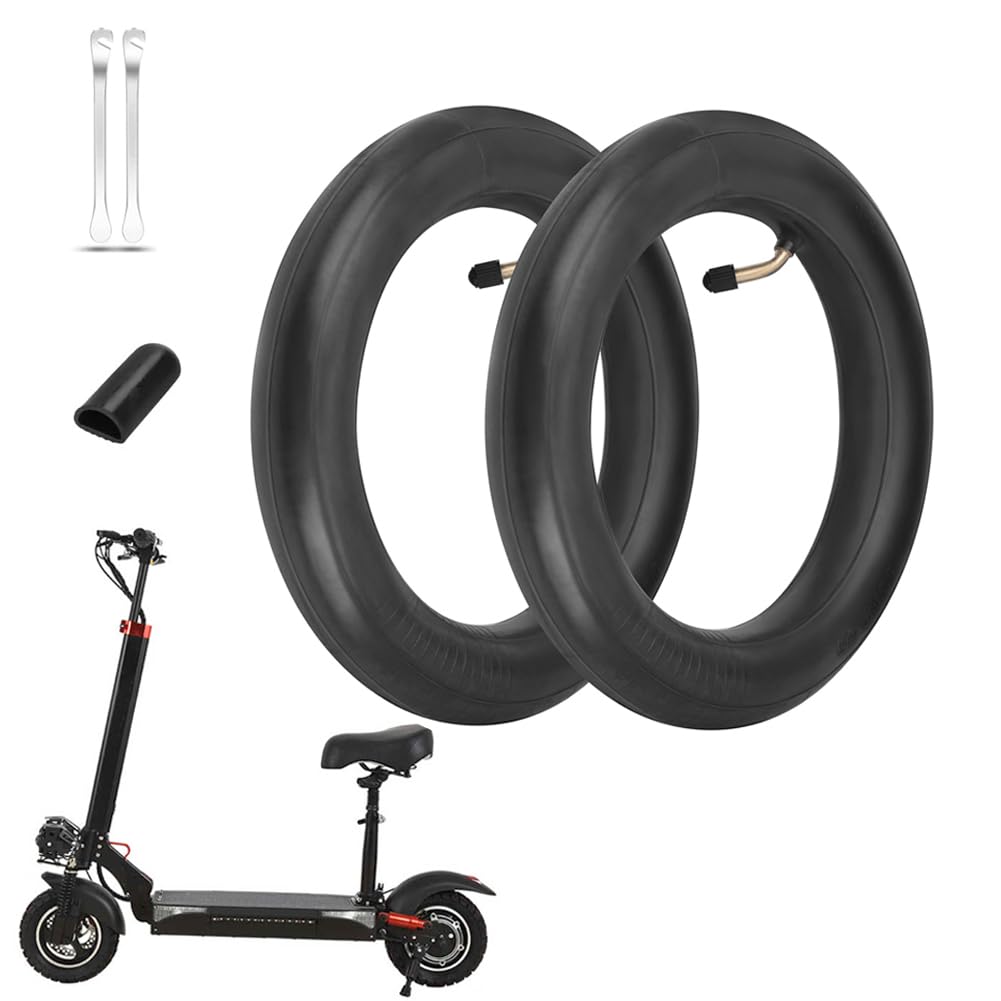 YHTSPORT Doppelte Stärke Scooter Schlauch 10 x 3.0 Verdickt Schlauch Scooter Reifen, mit 2 Reifensti
