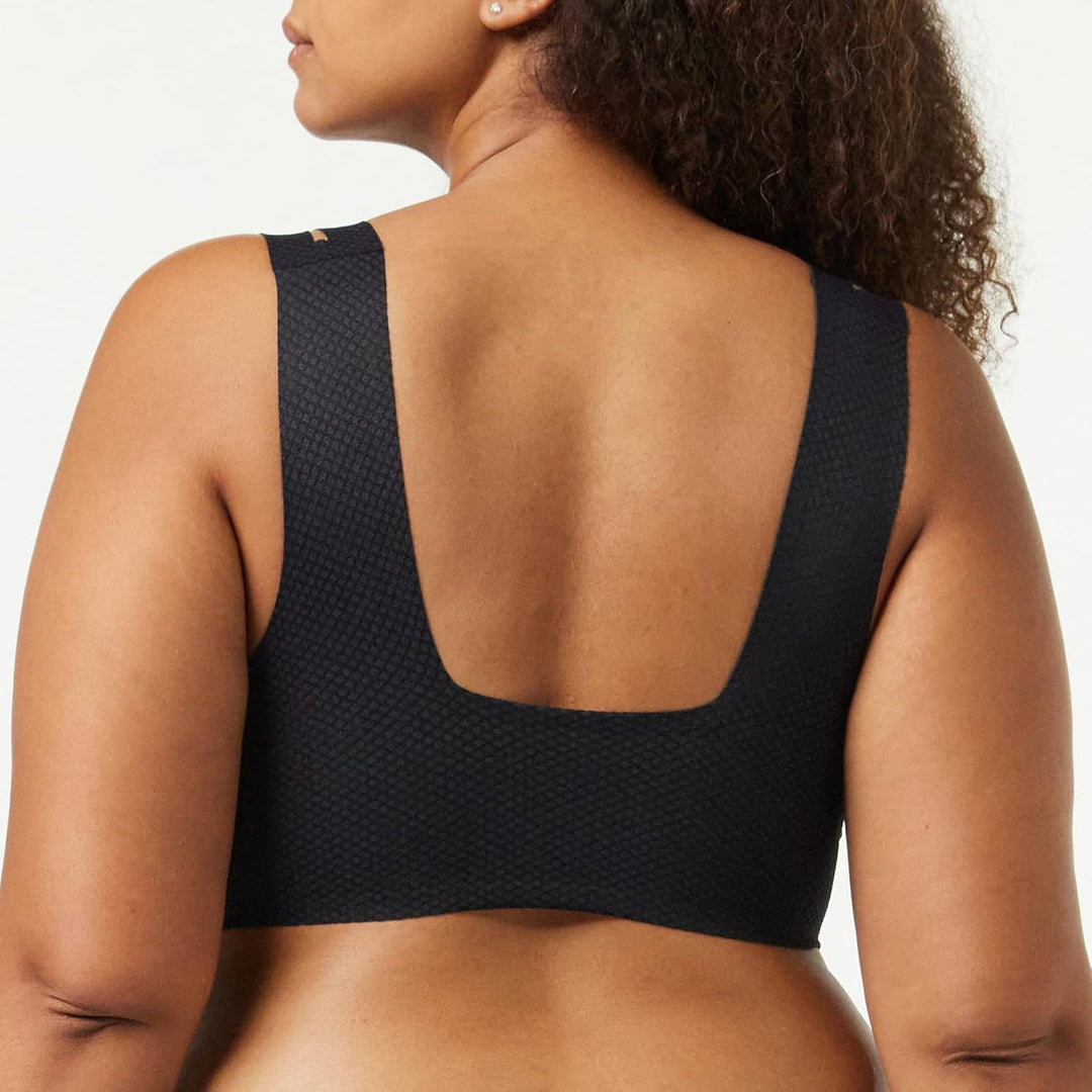 Sloggi Damen Zero Feel Flow Bralette Bustier L Schwarz, L Schwarz
