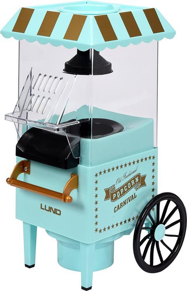 Retro Popcornmaschine Popcornmaker Popcorngerät Nostalgie Popcorn Maschine Heissluft