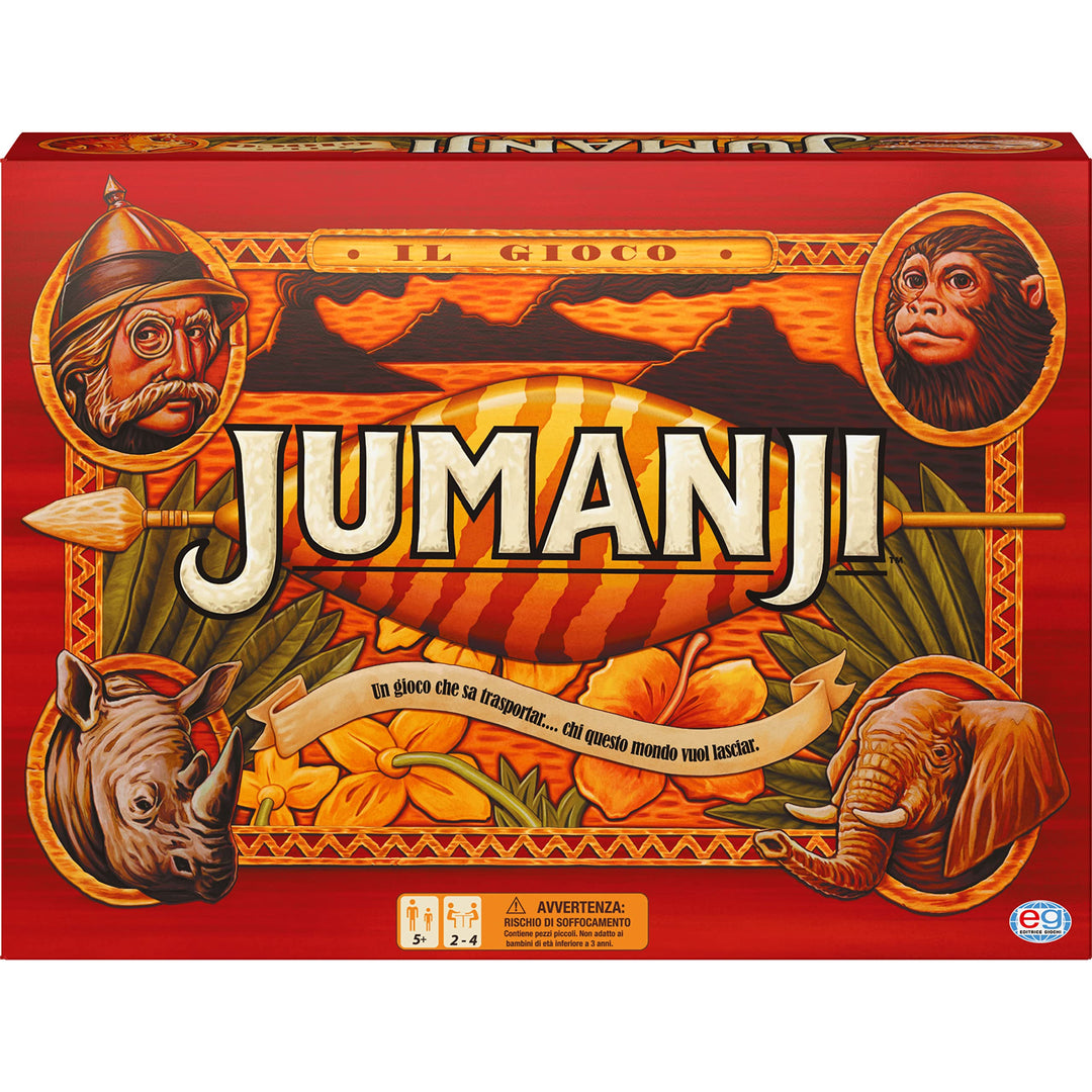 Spin Master - CGI ADG Jumanji The Game EIT, Mehrfarbig, 6045570 aus Pappe, aus Pappe