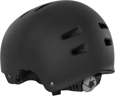 Powerslide Erwachsene Helm Allround Black, für Inline, Skateboard, Fahrrad, Scooter 48-54, 48-54